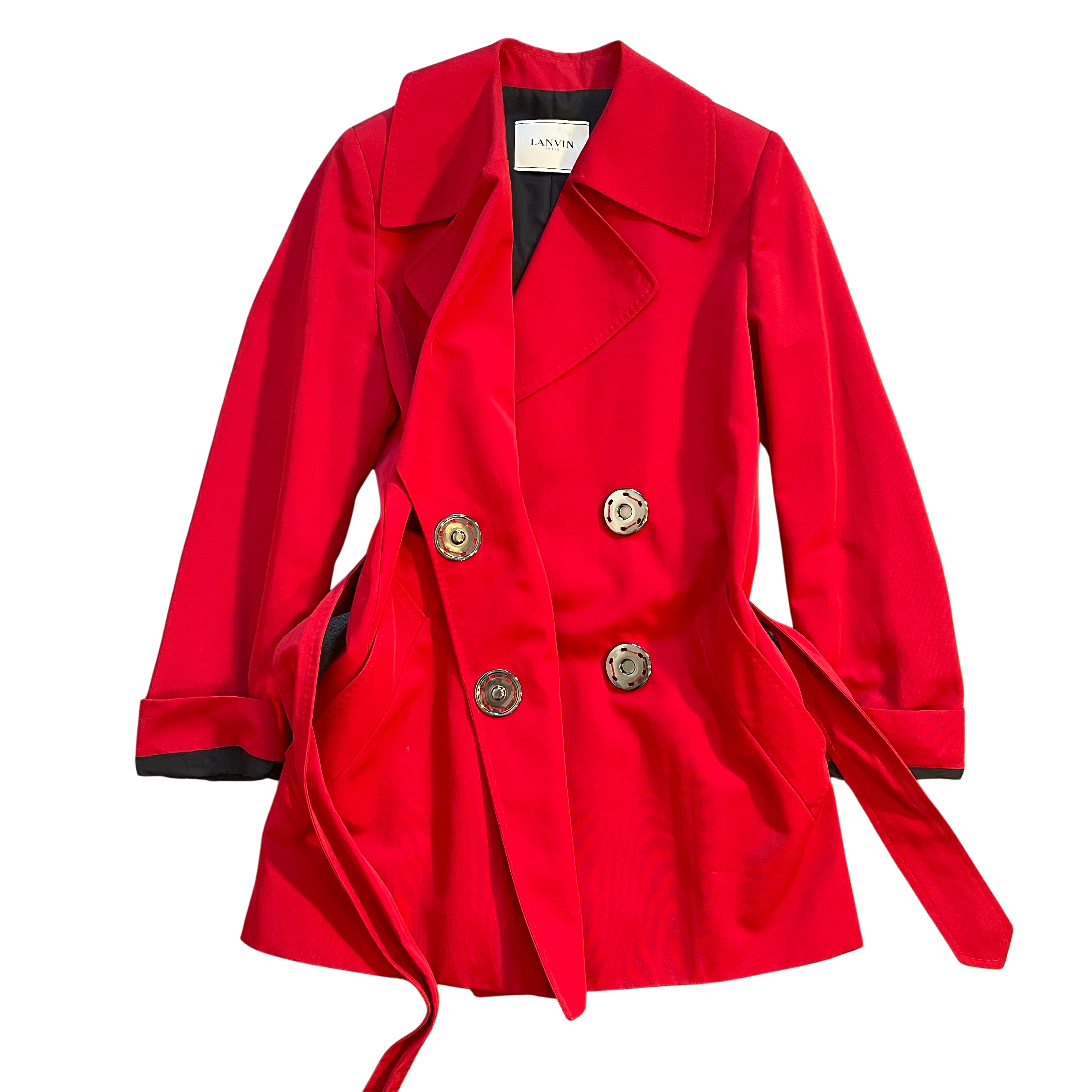 Lanvin UK10 Fr 38 Red Coat