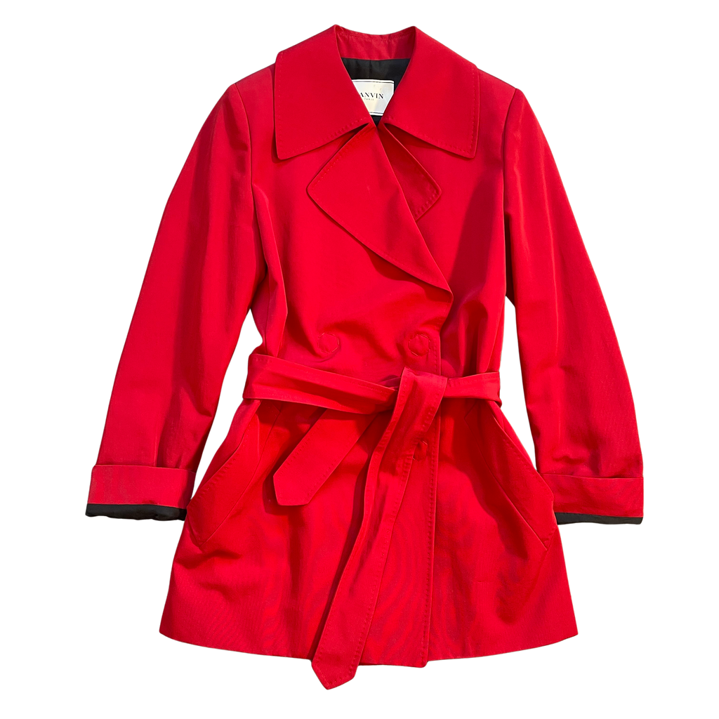 Lanvin UK10 Fr 38 Red Coat