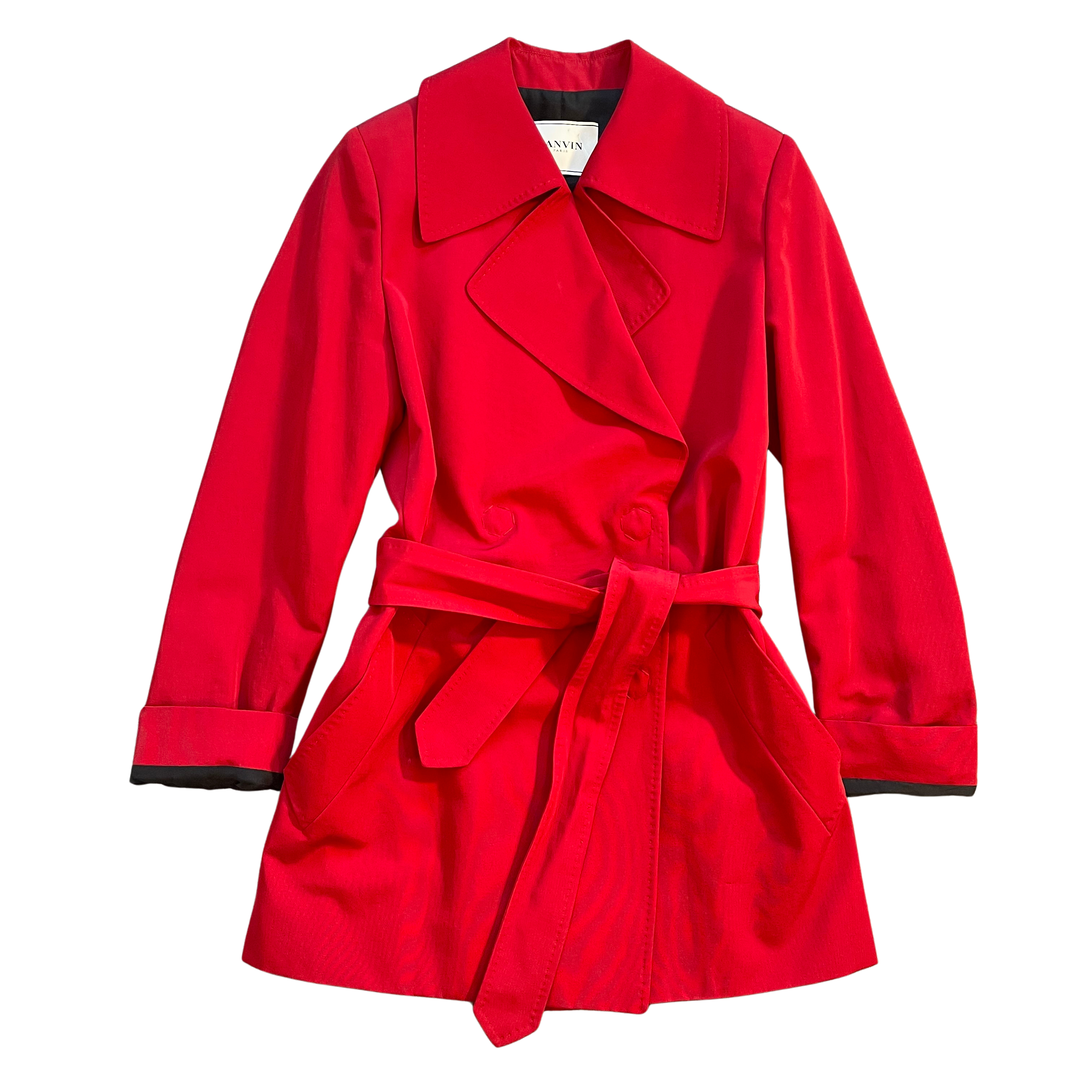 Lanvin UK10 Fr 38 Red Coat