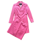 Versace Classic V2 UK12 Pink Skirt Suit