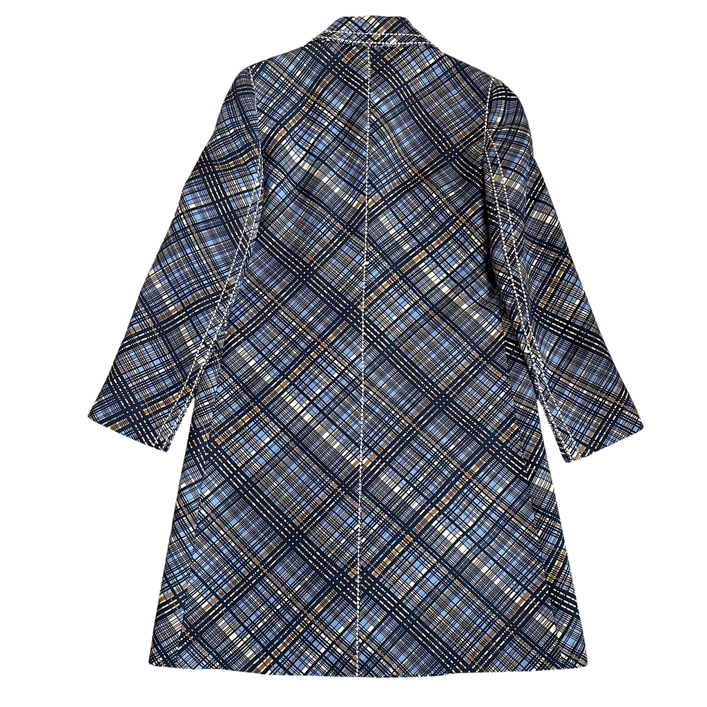 Prada Jacket IT 42 UK 10 Blue Checked
