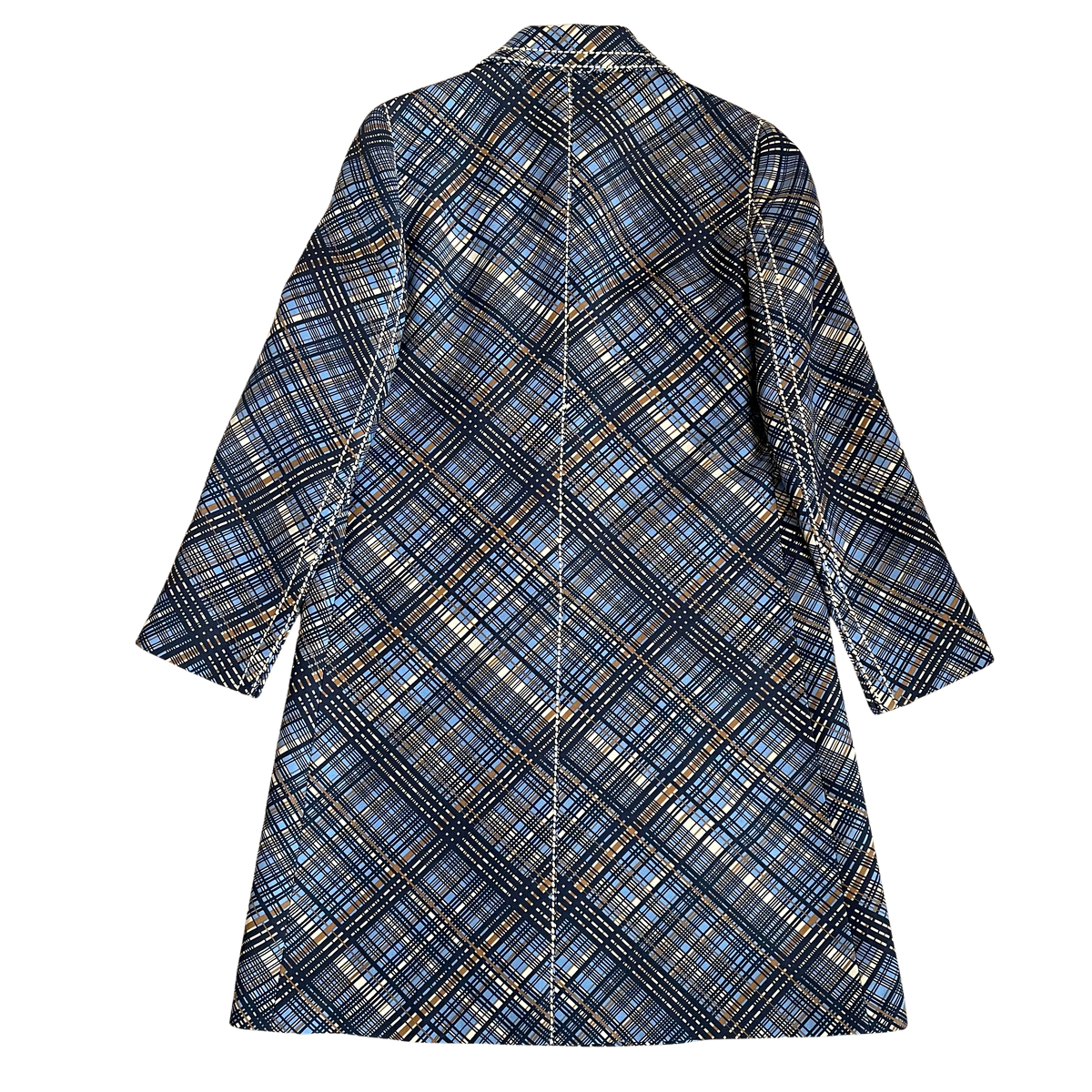 Prada Jacket IT 42 UK 10 Blue Checked
